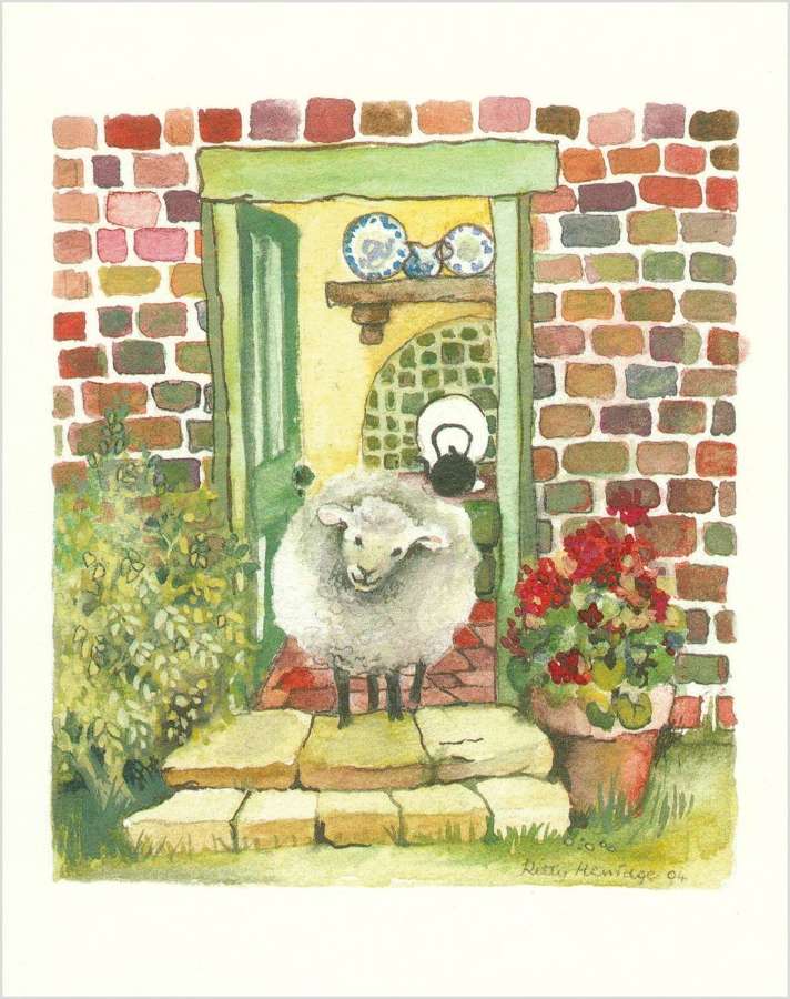 Sheep in the kitchen