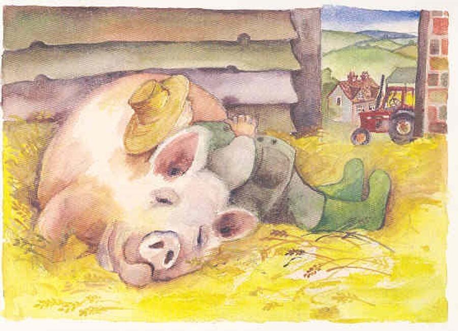 Farmer & his pig
