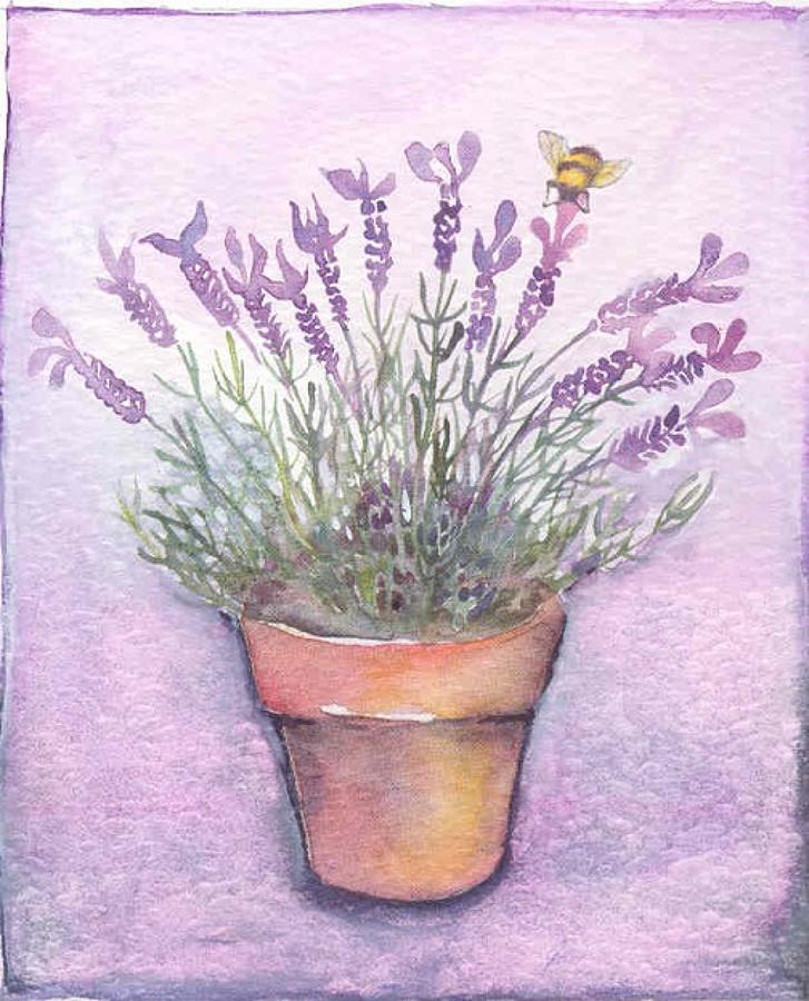Lavender & bee