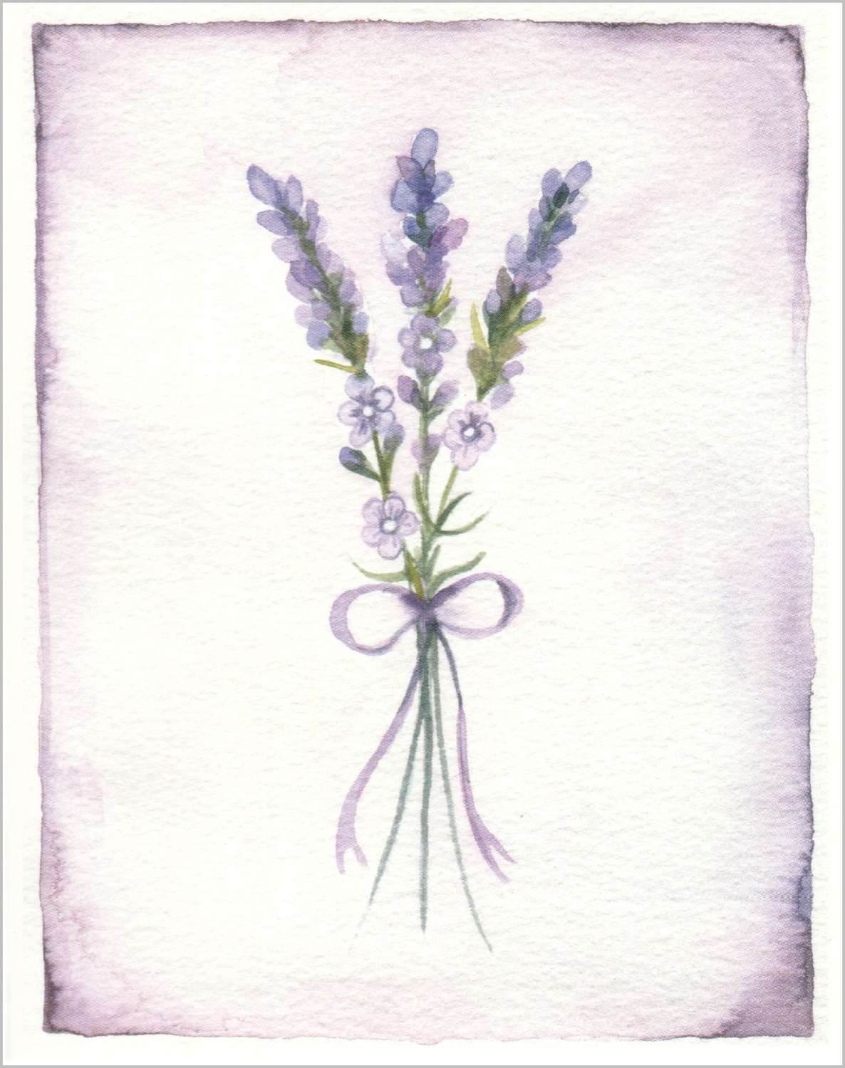Lavender bow