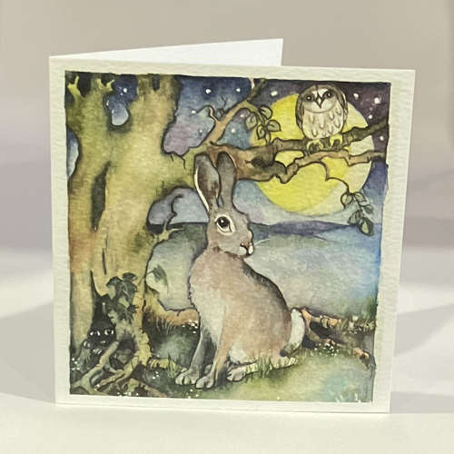 Hare & moon