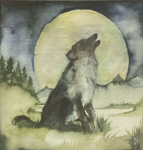 Howling at the moon