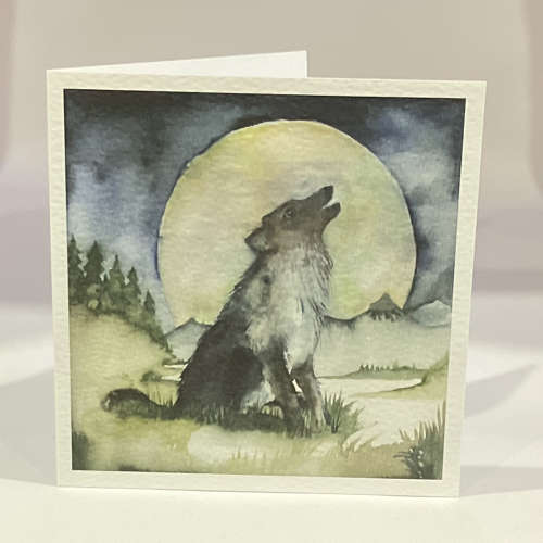 Howling at the moon