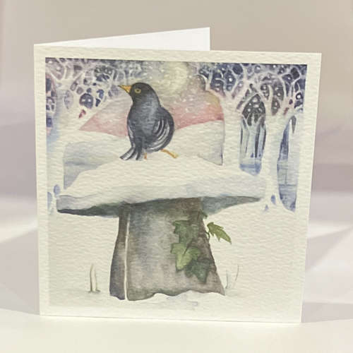 Blackbird singing in the dead of night