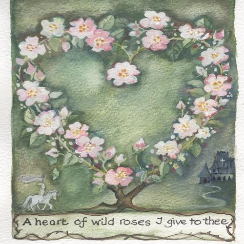 Heart of wild roses