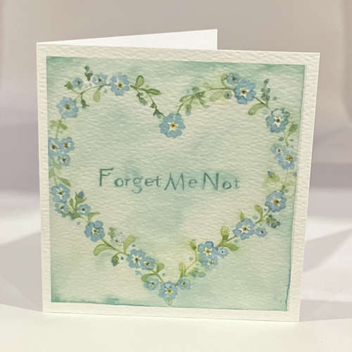 Forget me not heart