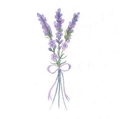 Lavender bow