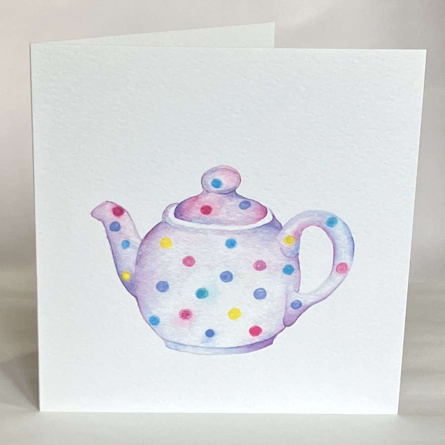 Spotty teapot