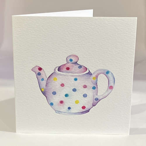 Spotty teapot