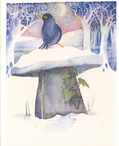 Blackbird singing in the dead of night