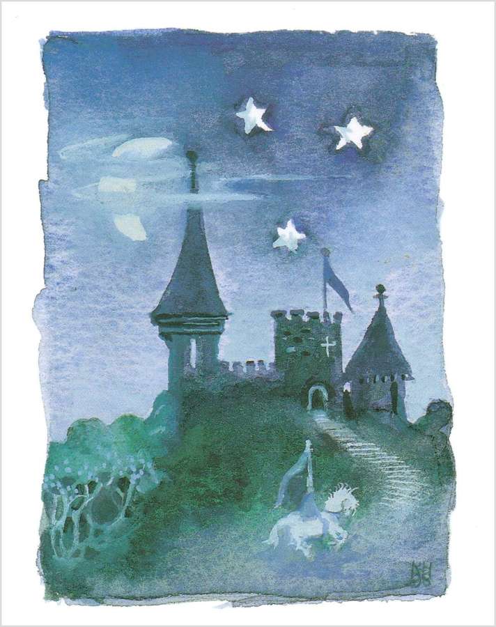 The Blue Knight & his castle