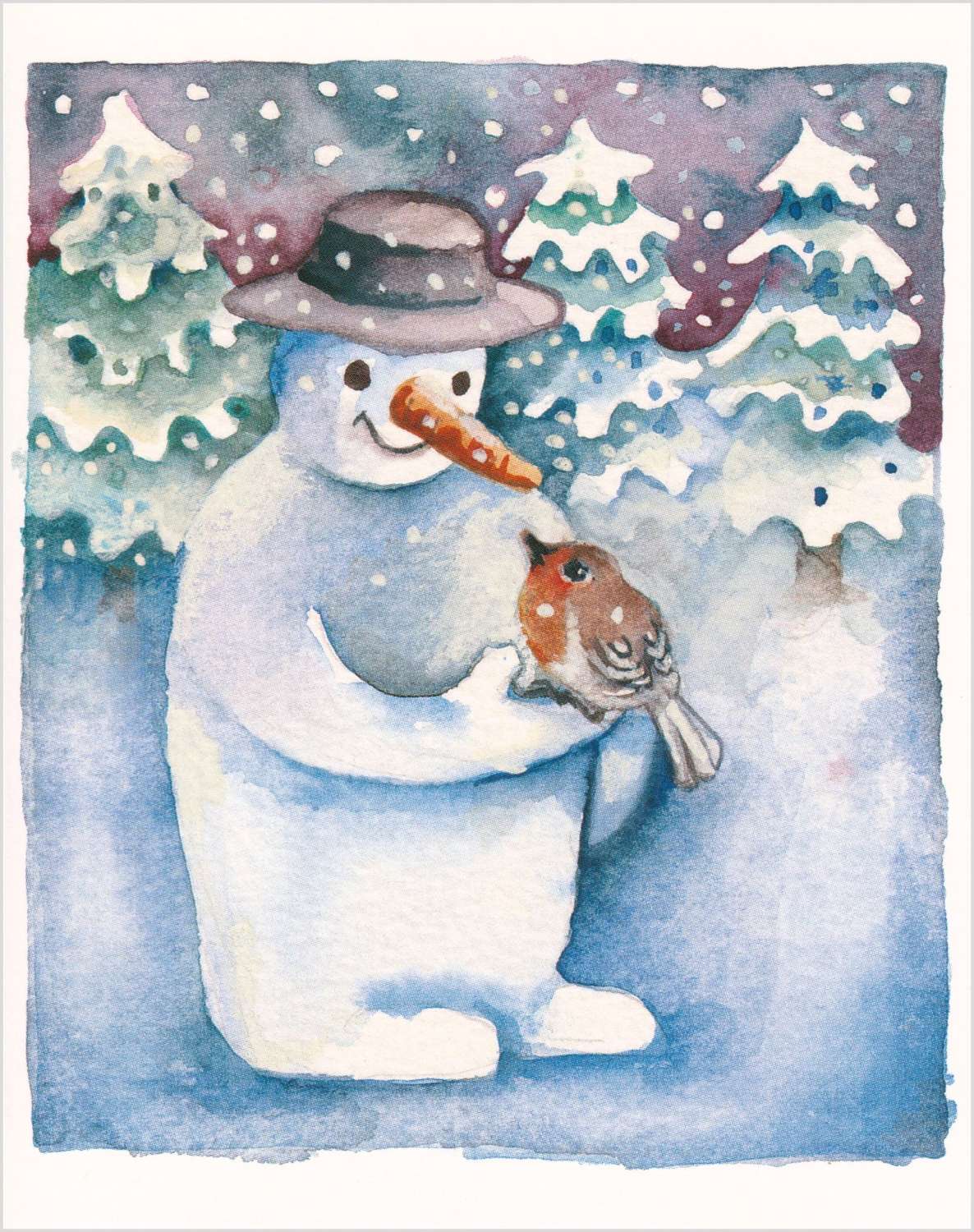The snowman & Robin
