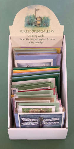 Counter top display box (for small, medium and square cards)