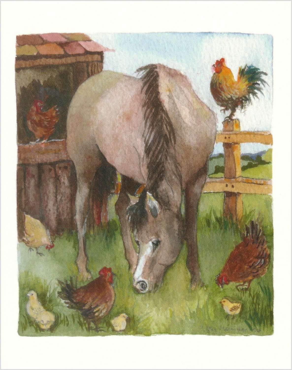 Pony & Chickens