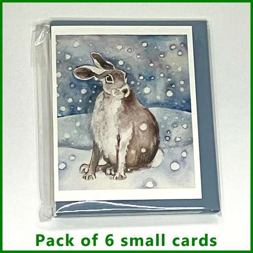 Hare in the snow